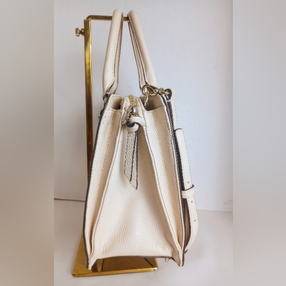 SOLD Kate Spade Mulberry Street Lise Pebbled Leather Crossbody Satchel, Cream - Picture 8 of 15